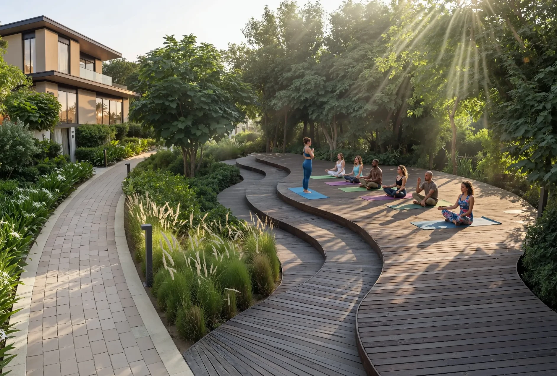 Wellness landscape at Sobha City